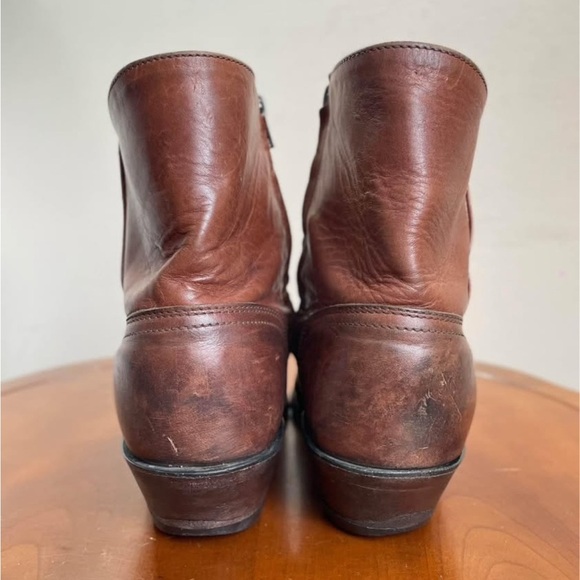 Boulet Mens Ranch Hand Tan Western Ankle Cowboy Boot | US 9.5 - Picture 2 of 6